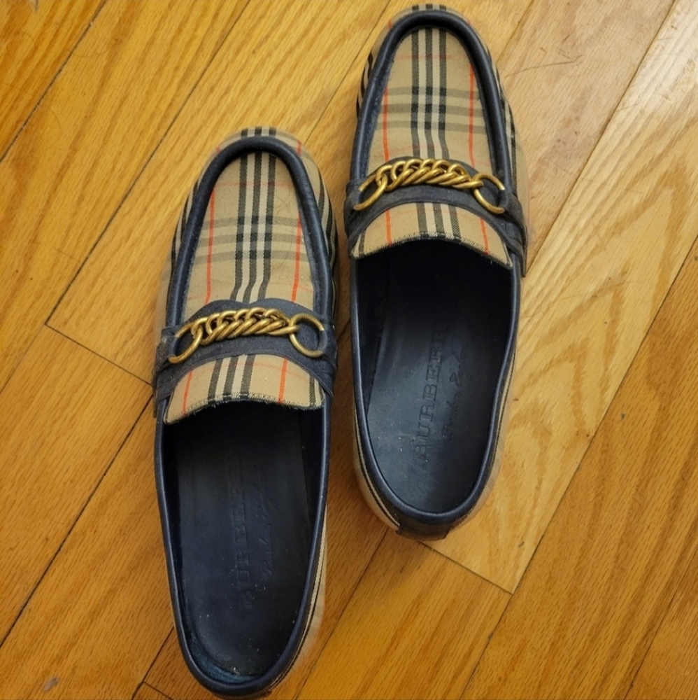 Burberry Ink Blue Link Loafer